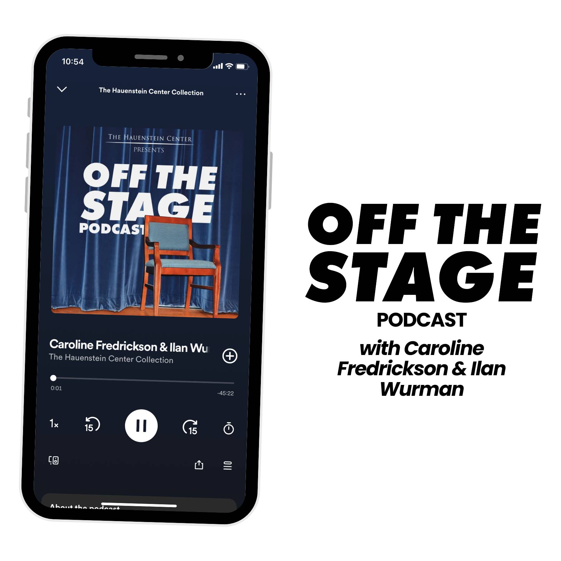 off the stage podcast with jeffrey rosen